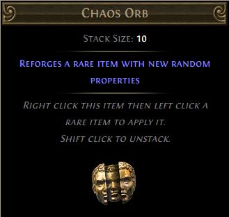 PoE Chaos Orb